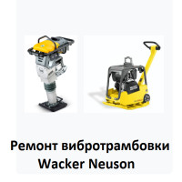 Ремонт усіх моделей вібротрамбовок Wacker Neuson